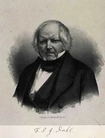 Porträt von F.P.J. Dahl (1788–1864) – Gedenkseite