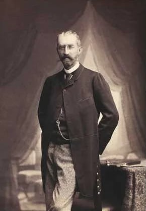 Porträt von Fritz Bardenfleth (1835–1890) – Gedenkseite