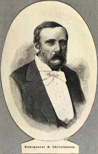 Portrait of Georg Christensen (1819–1883) – memorial page