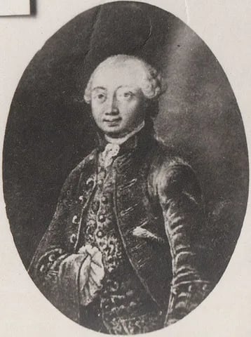 Porträt von Godske Hans von Krogh (1726–1808) – Gedenkseite
