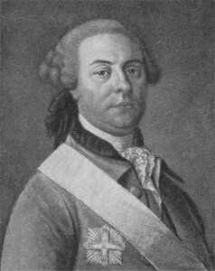 Portrait of Gustav Frederik Holck-Winterfeldt (1733–1776) – memorial page