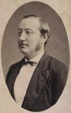 Porträt von H.P. Langkilde (1836–1924) – Gedenkseite