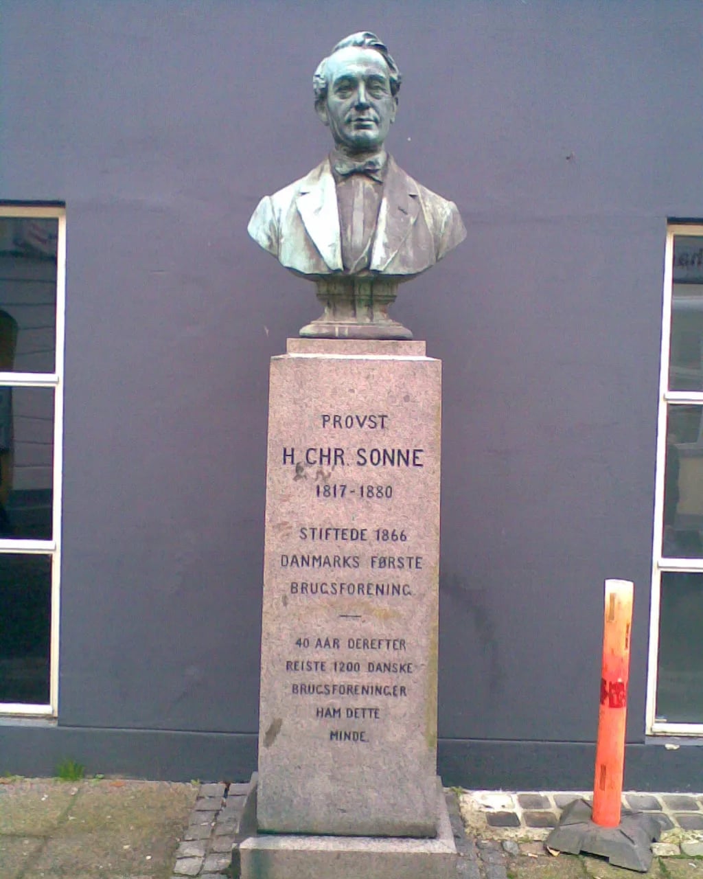 Porträt von Hans Christian Sonne (1817–1880) – Gedenkseite