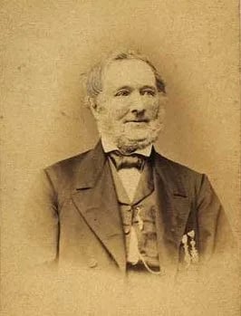 Porträt von Hans Heinrich Baumgarten (1806–1875) – Gedenkseite