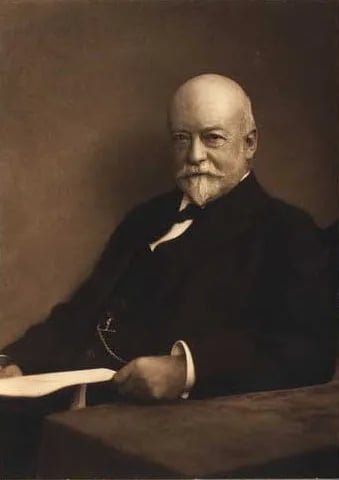 Porträt von Hans Henrik Schou (1858–1932) – Gedenkseite