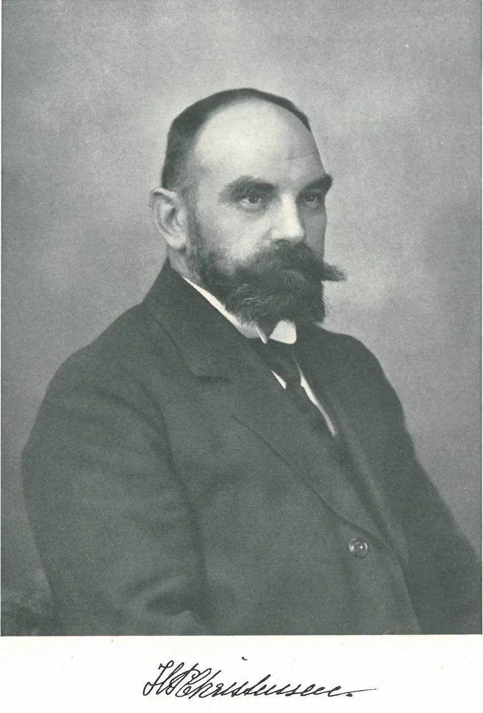 Porträt von Hans Peder Christensen (1869–1945) – Gedenkseite