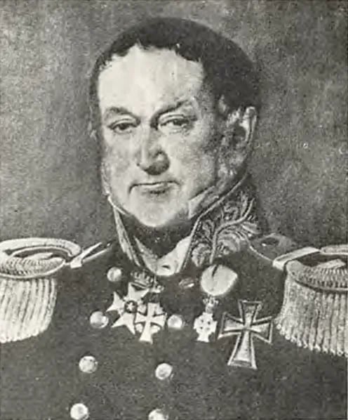 Portrait of Hans Schack Knuth (1787–1861) – memorial page