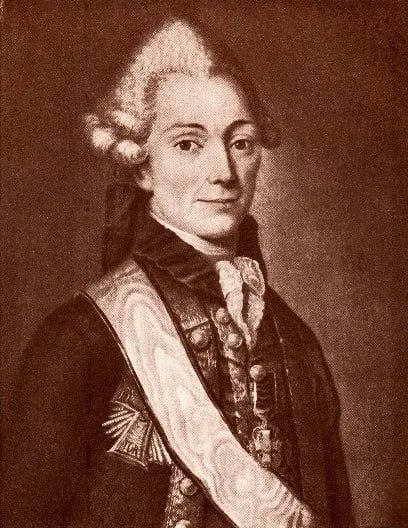 Portrait of Heinrich Levetzau (1734–1820) – memorial page