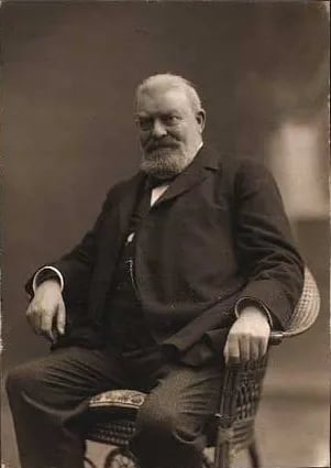 Porträt von Holger Petersen (1843–1917) – Gedenkseite