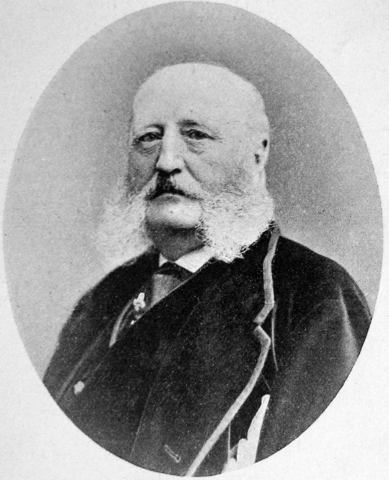 Porträt von Iver Holger Rosenkrantz (1813–1873) – Gedenkseite