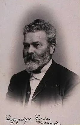 Portrait of J.L. Tvede (1830–1891) – memorial page