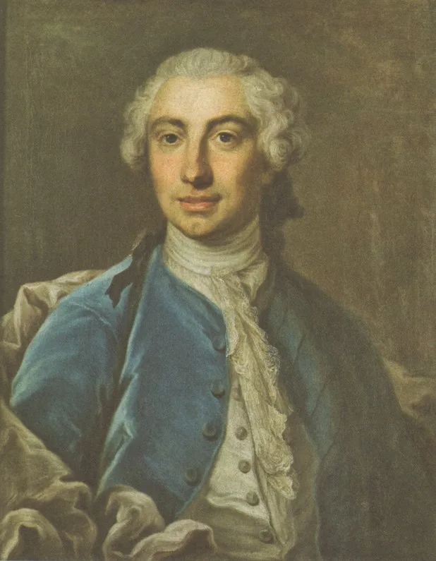 Portrait of Jens Krag-Juel-Vind (1723–1776) – memorial page