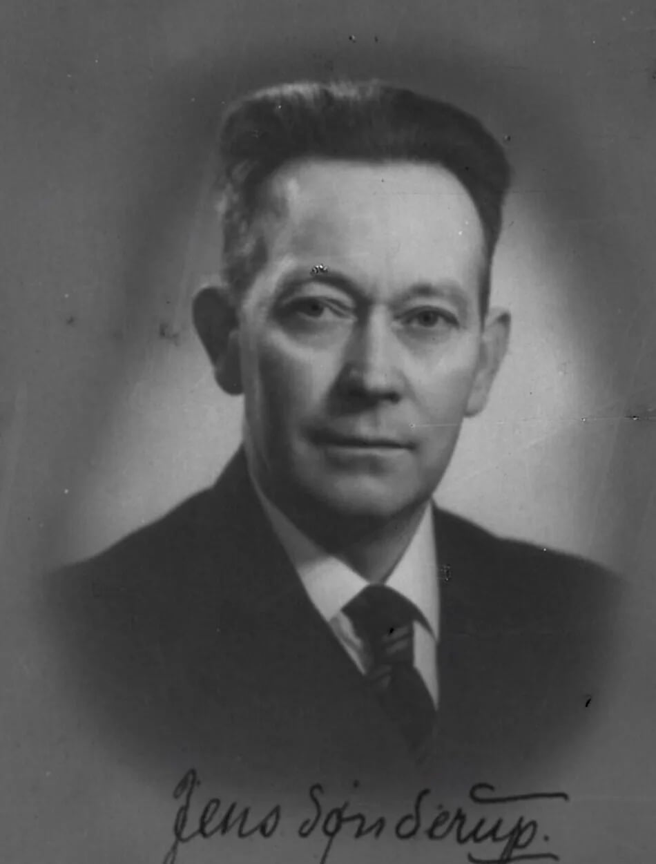 Portrait of Jens Sønderup (1894–1978) – memorial page