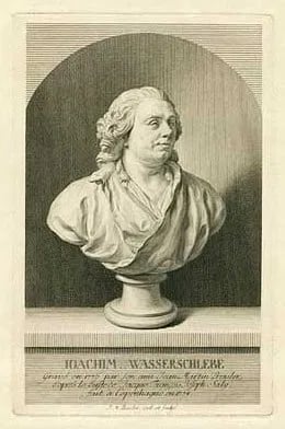 Porträt von Joachim Wasserschlebe (1709–1787) – Gedenkseite