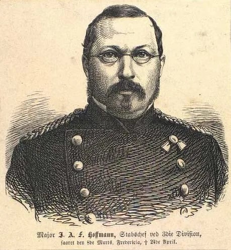 Porträt von Johan Anton Frederik Hoffmann (1818–1864) – Gedenkseite