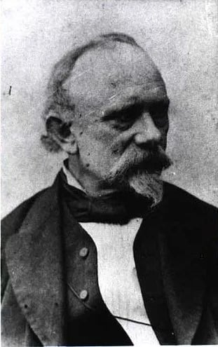 Porträt von Johan Frederik Busch (1825–1883) – Gedenkseite