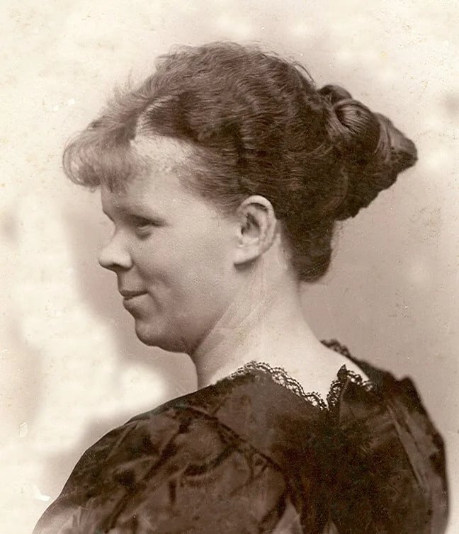 Porträt von Johanne Krarup-Hansen (1870–1958) – Gedenkseite