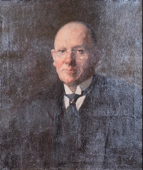 Portrait of Johannes Stensballe (1874–1956) – memorial page