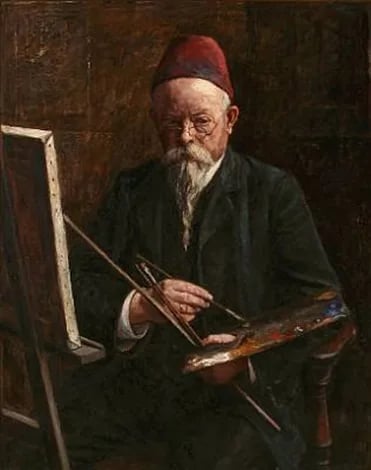 Portrait of Josef Theodor Hansen (1848–1912) – memorial page