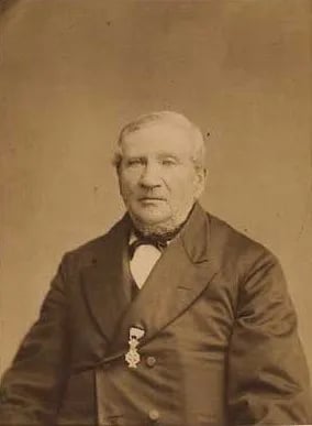 Portrait of Lars Andersen Hækkerup (1819–1903) – memorial page