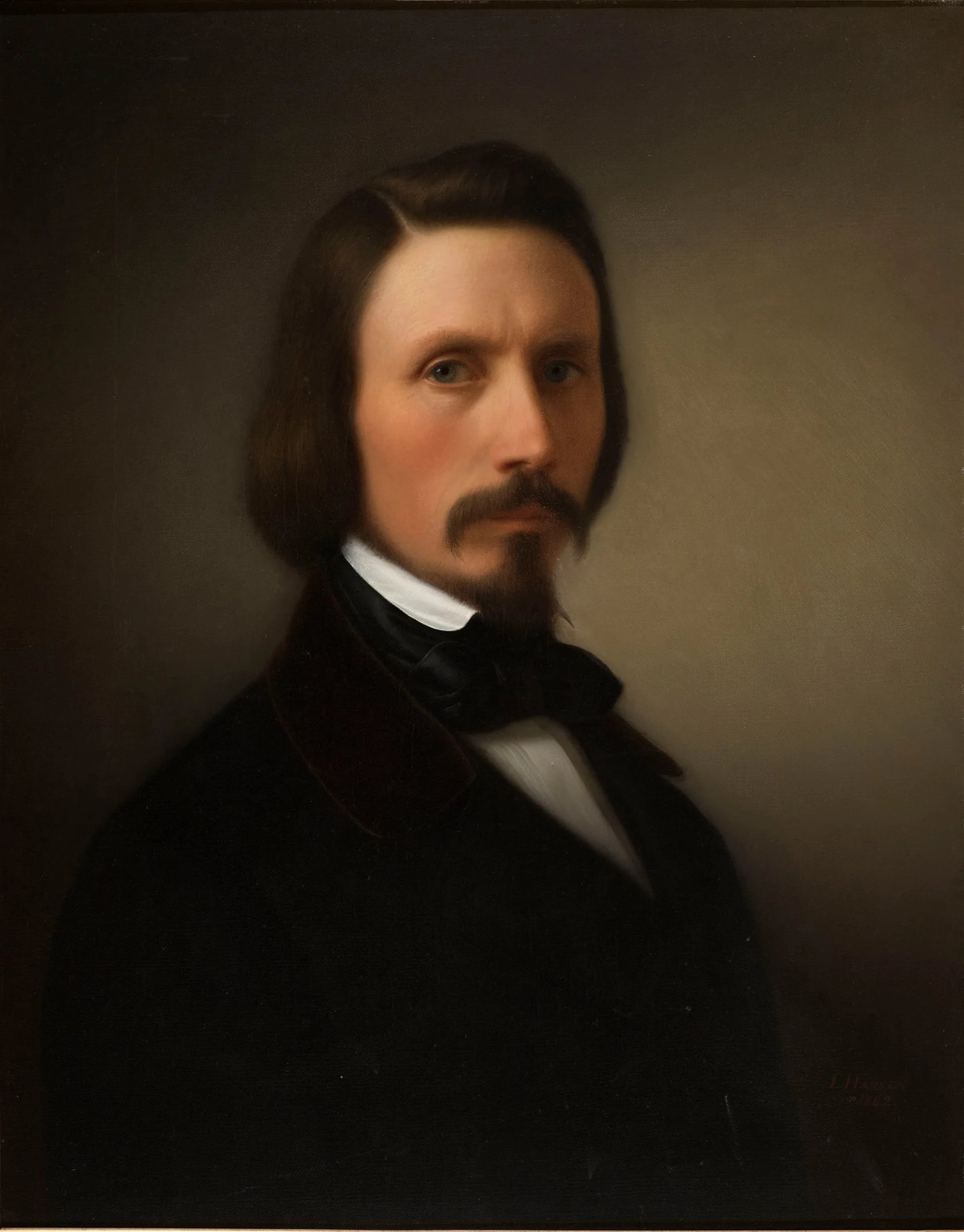 Porträt von Lars Hansen (1813–1872) – Gedenkseite
