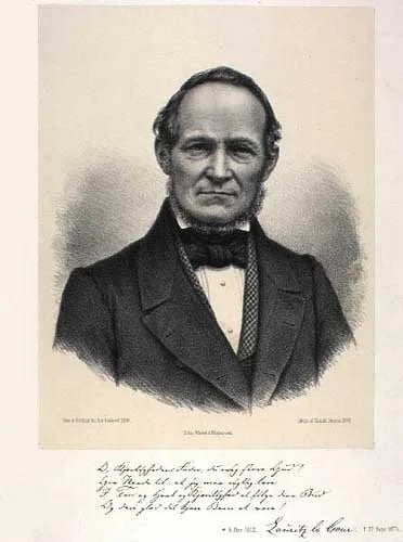 Portrait of Lauritz la Cour (1802–1875) – memorial page