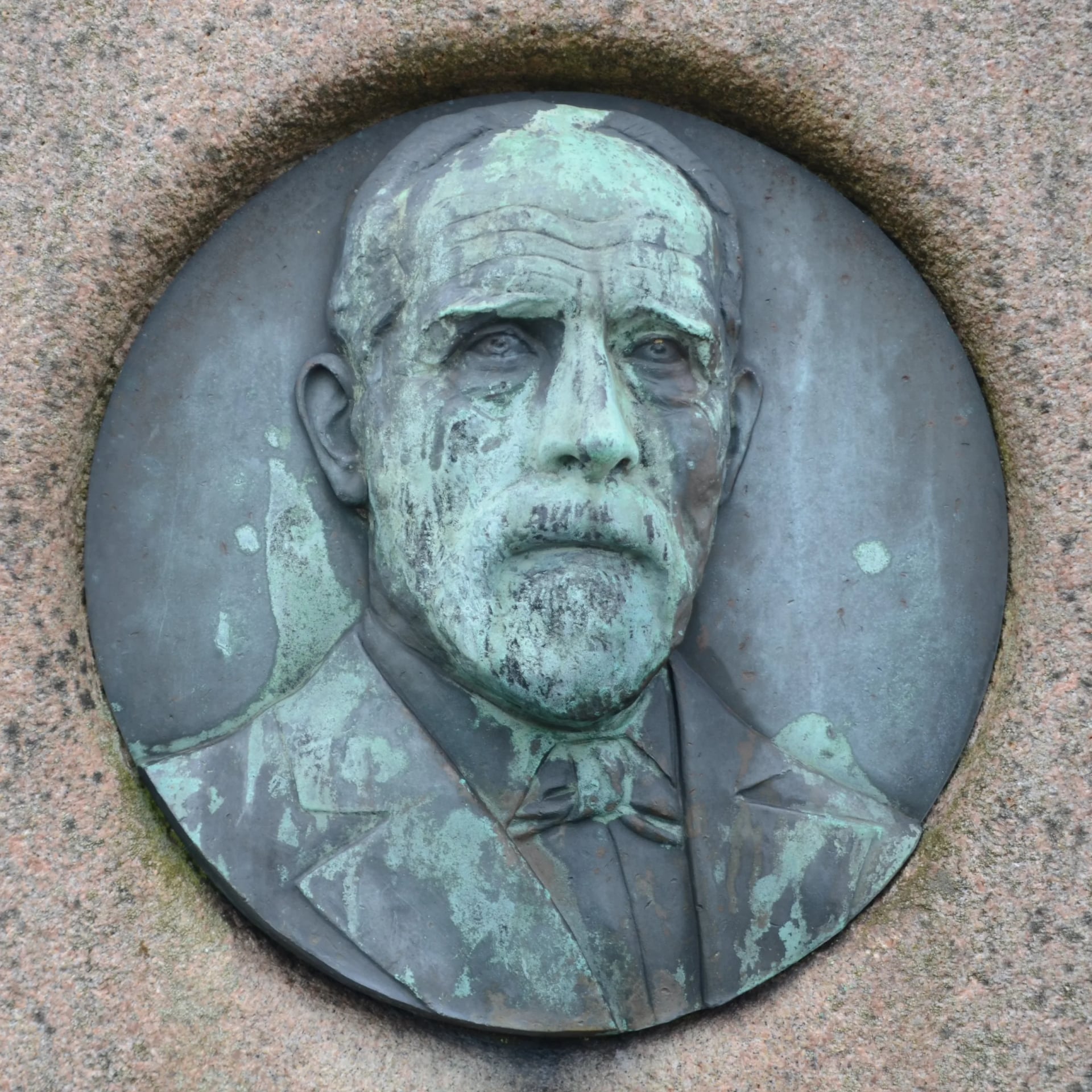 Porträt von Laust Rasmussen (1850–1924) – Gedenkseite