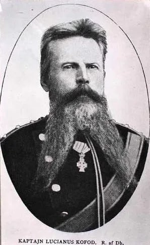 Porträt von Lucianus Kofod (1829–1904) – Gedenkseite