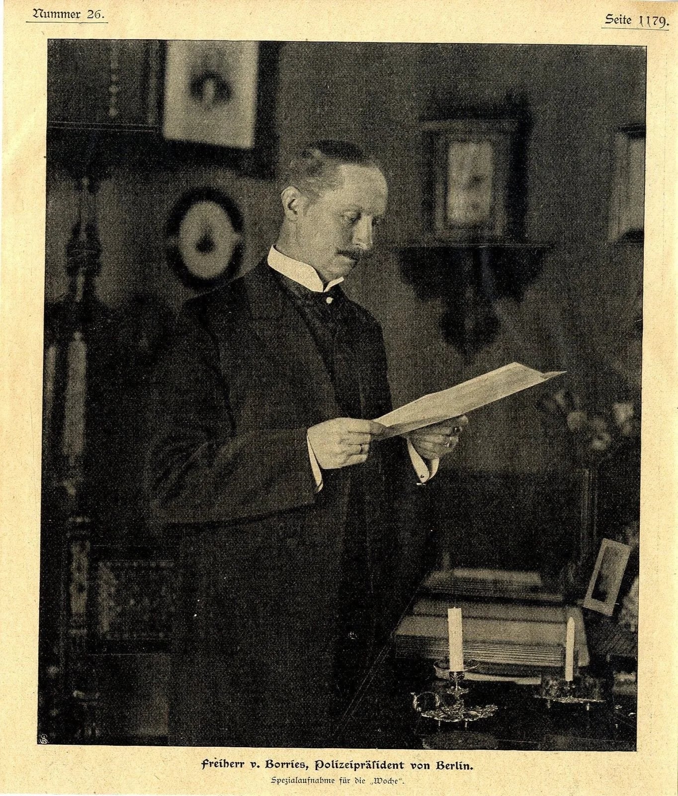 Portrait of Georg von Borries junior (1857–1922) – memorial page