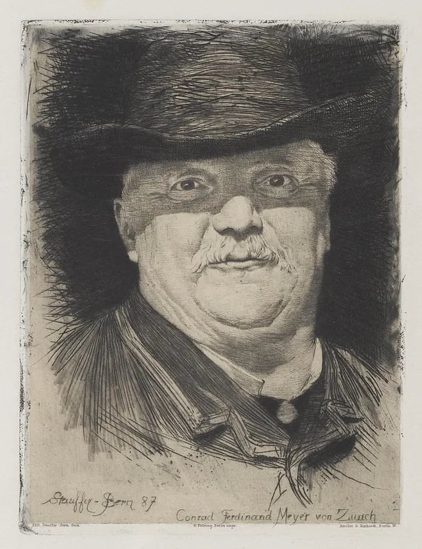 Portrait of Conrad Ferdinand Meyer (1825–1898) – memorial page