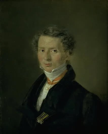 Portrait of Mathias Friis von Irgens-Bergh (1786–1828) – memorial page