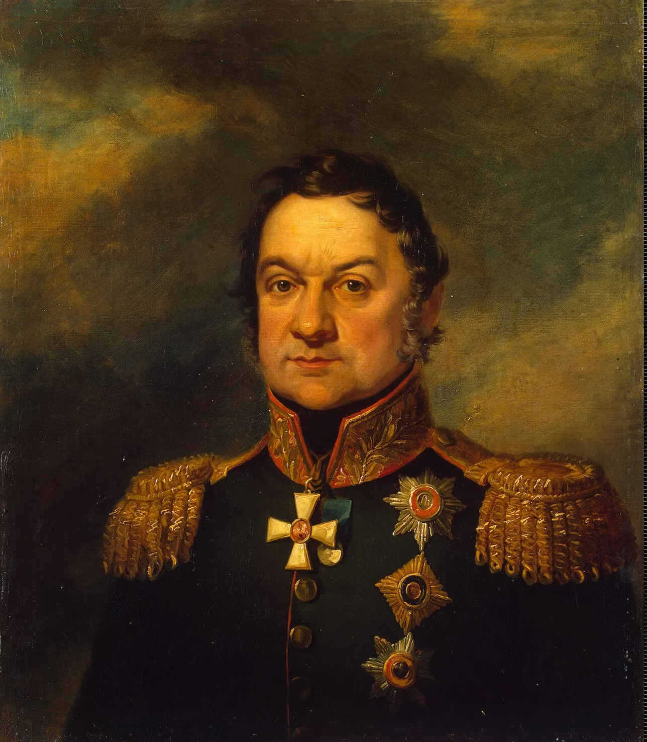 Porträt von Dmitri Sergejewitsch Dochturow (1756–1816) – Gedenkseite