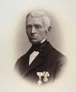 Porträt von Peder Pedersen (1822–1911) – Gedenkseite