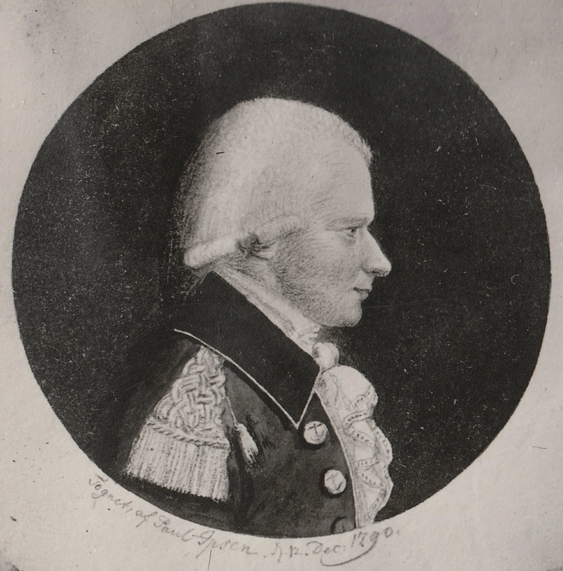 Porträt von Peter Krabbe (1755–1807) – Gedenkseite