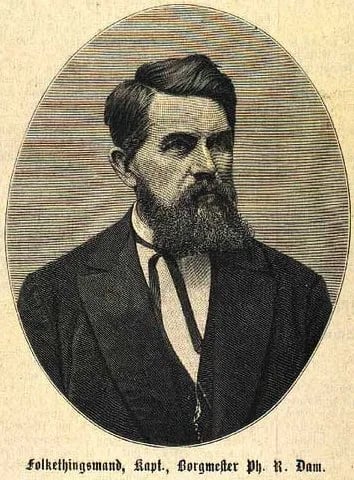 Porträt von Philip Dam (1823–1900) – Gedenkseite