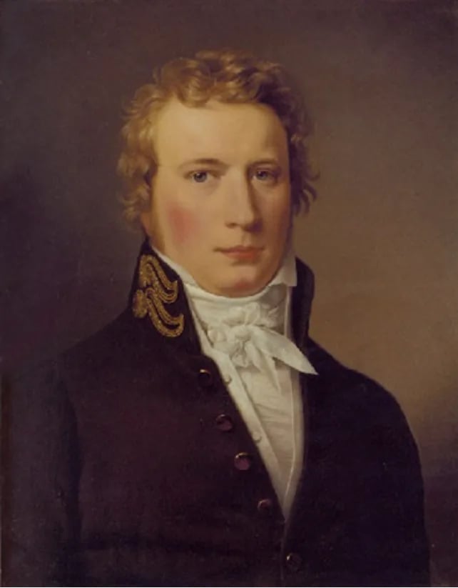 Porträt von Poul Sporon (1795–1854) – Gedenkseite