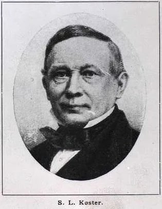 Portrait of Schack Lüneberg Køster (1801–1876) – memorial page