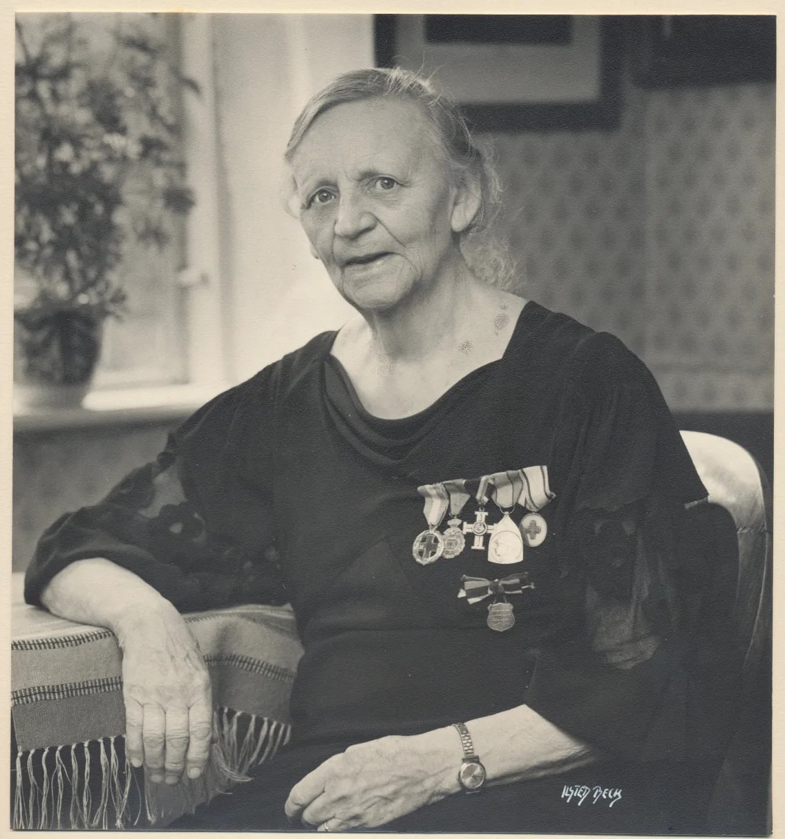 Porträt von Valborg Hjorth (1884–1970) – Gedenkseite