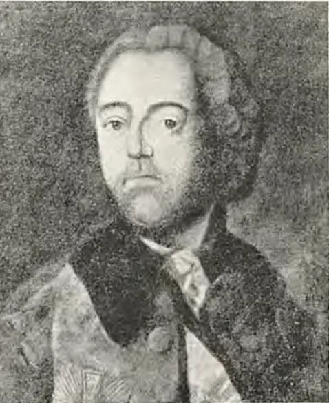 Portrait of Valentin von Eickstedt (1669–1718) – memorial page