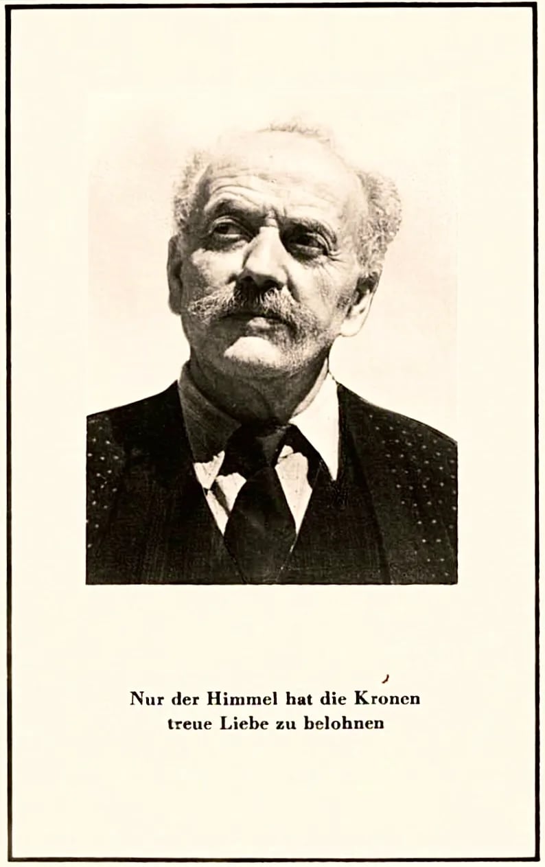 Porträt von Hans Maria Sartori (1879–1948) – Gedenkseite