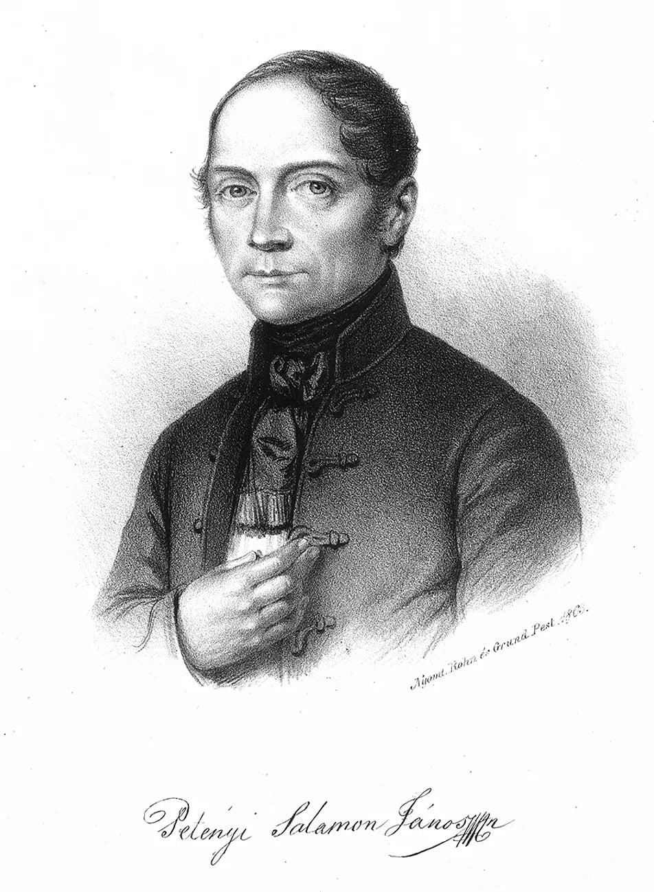 Portrait of Salamon János Petényi (1799–1855) – memorial page