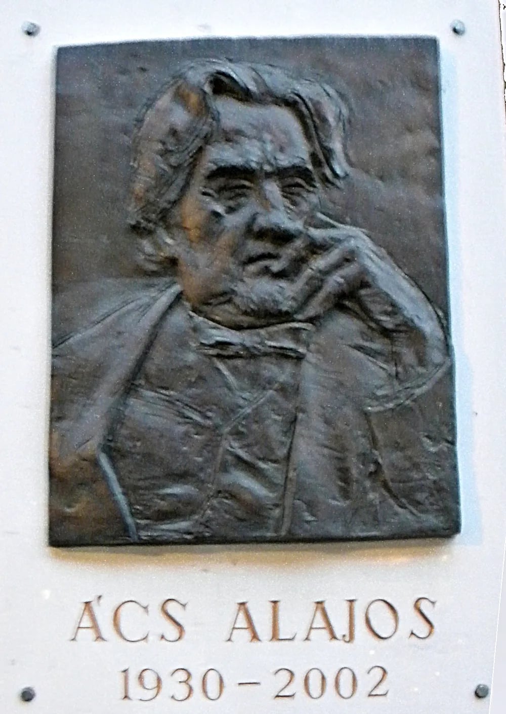 Portrait of Ács Alajos (1930–2002) – memorial page