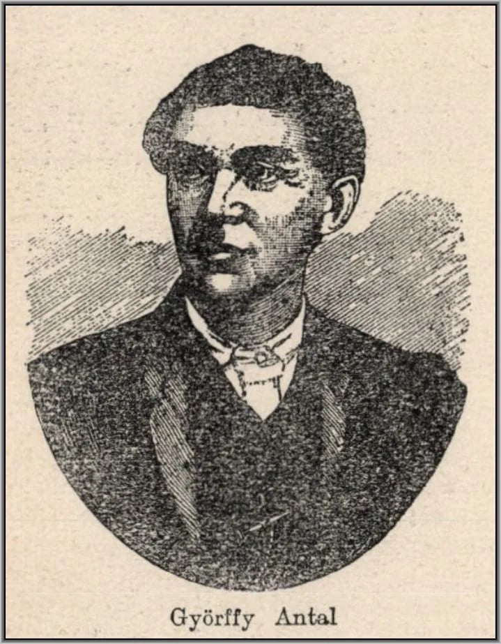 Portrait of Antal Győrffy (1831–1875) – memorial page