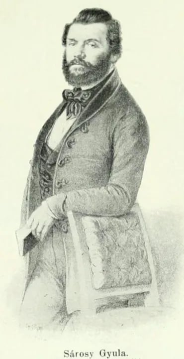 Portrait of Gyula Sárosi (1816–1861) – memorial page