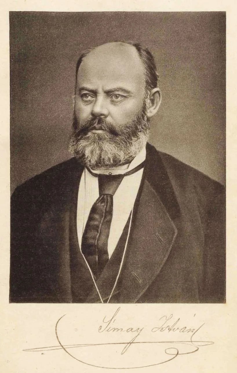 Portrait of István Simay (1833–1910) – memorial page