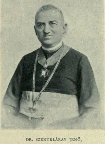 Porträt von Jenő Szentkláray (1843–1925) – Gedenkseite