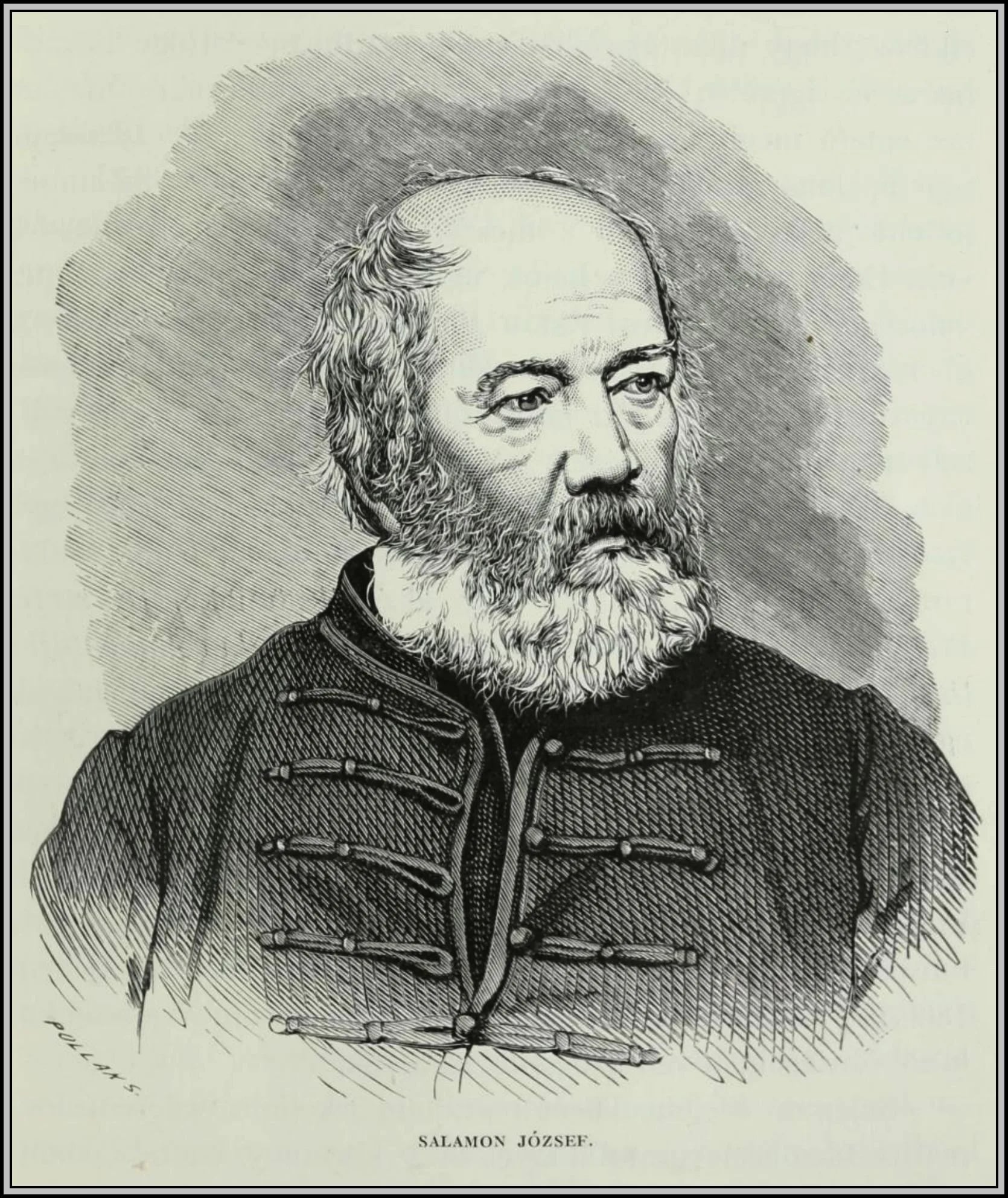 Portrait of József Salamon (1790–1871) – memorial page
