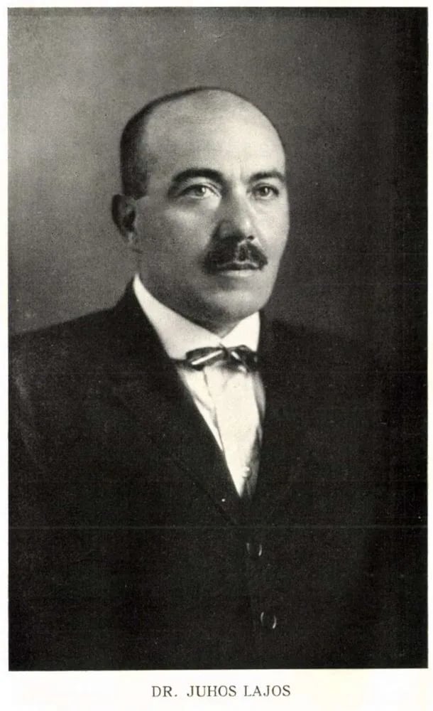 Porträt von Lajos Juhos (1879–1940) – Gedenkseite