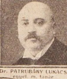 Porträt von Lukács Patrubány (1861–1926) – Gedenkseite