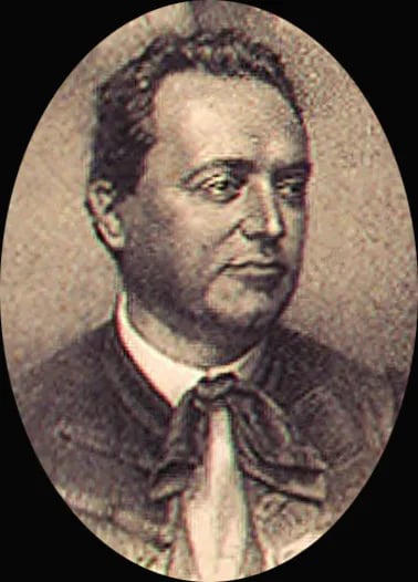 Porträt von Miklós Zöldi (1821–1876) – Gedenkseite